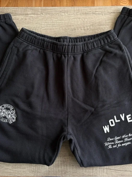 Darc Sport Black Joggers with White Logo - Picture 1 of 4